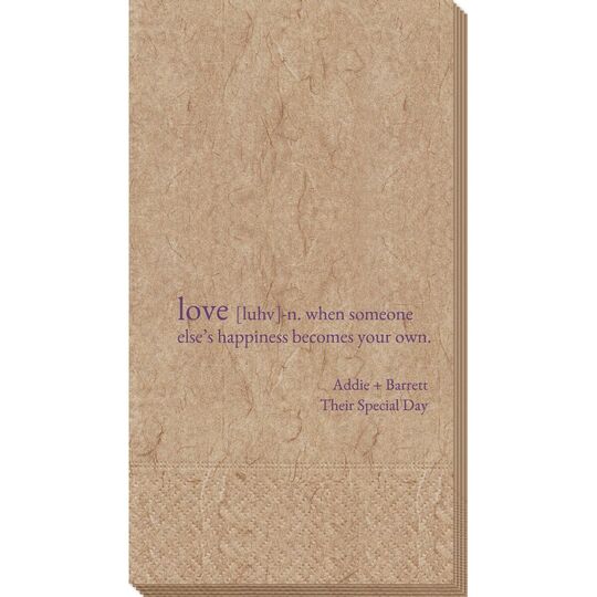 Definition of Love Bali Guest Towels